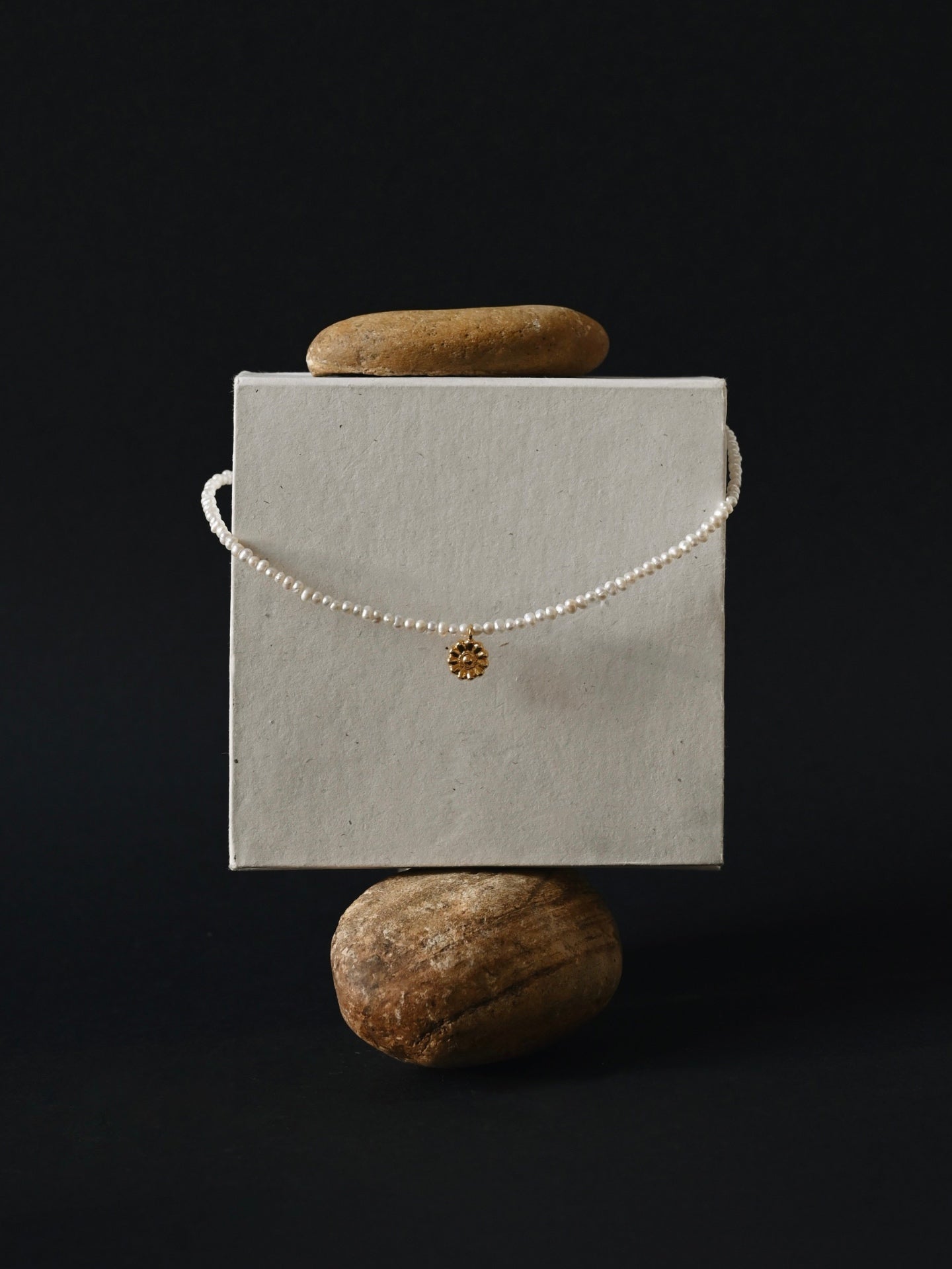 Choker with river pearls Kvitka