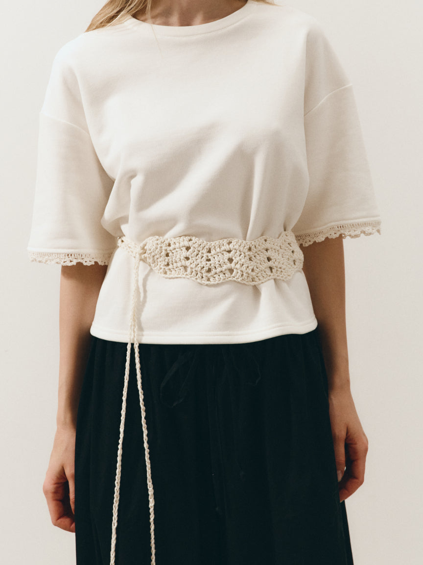 Handmade belt Krayka Beige