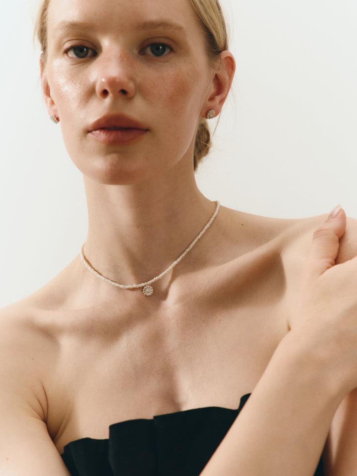 Choker with river pearls Kvitka