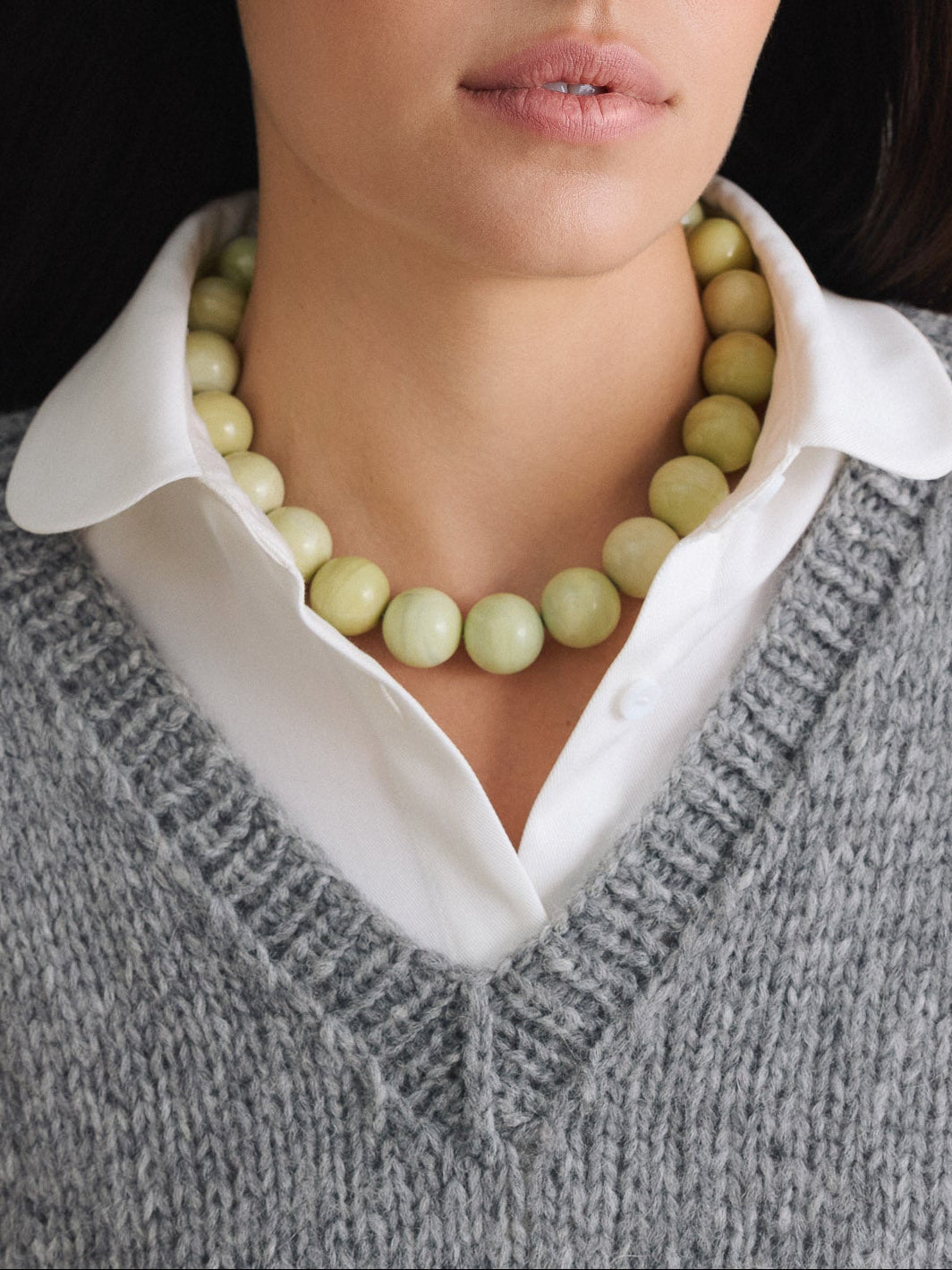 Necklace Agruz – Nephritis