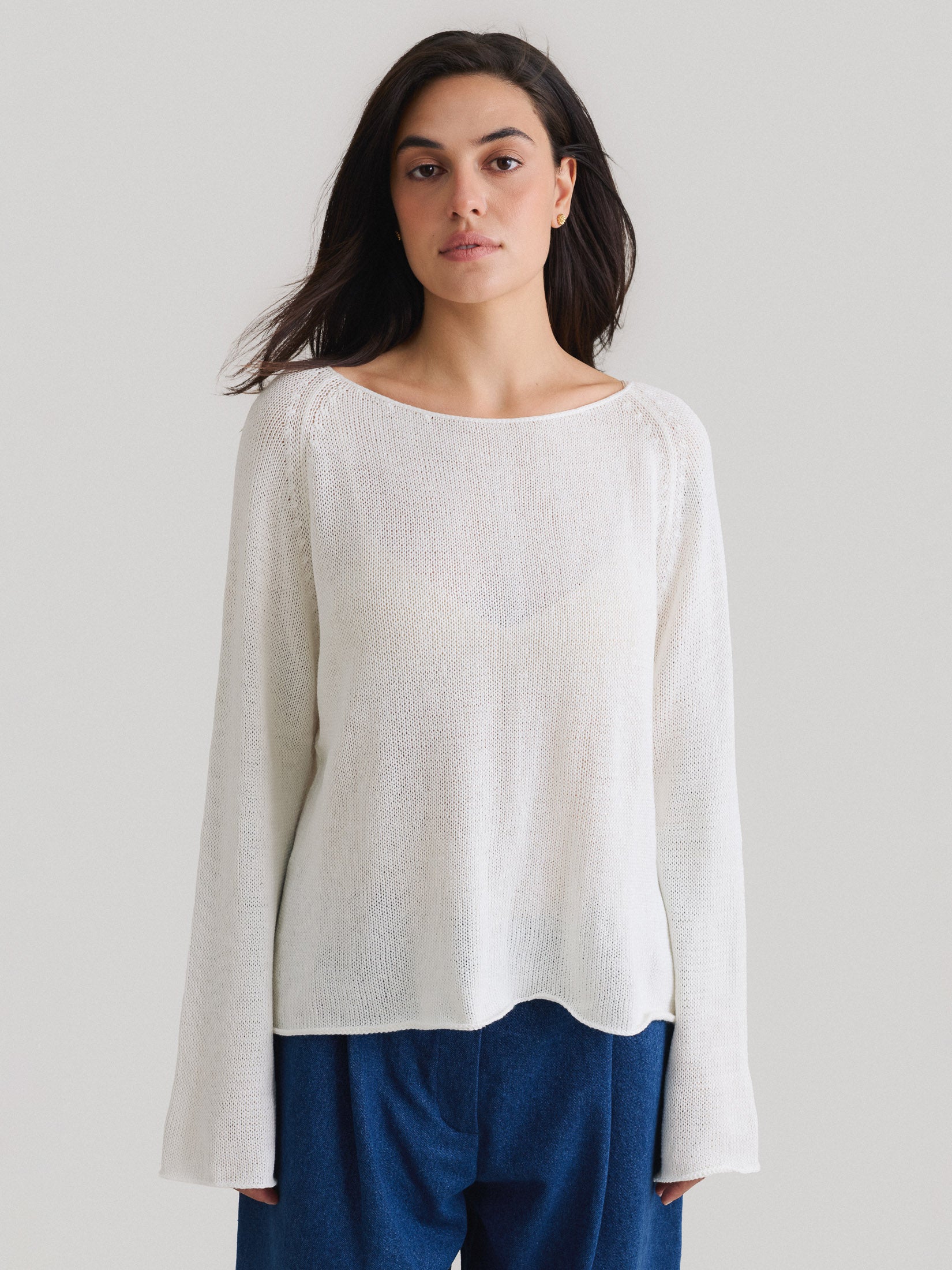 Knitted cotton longsleeve