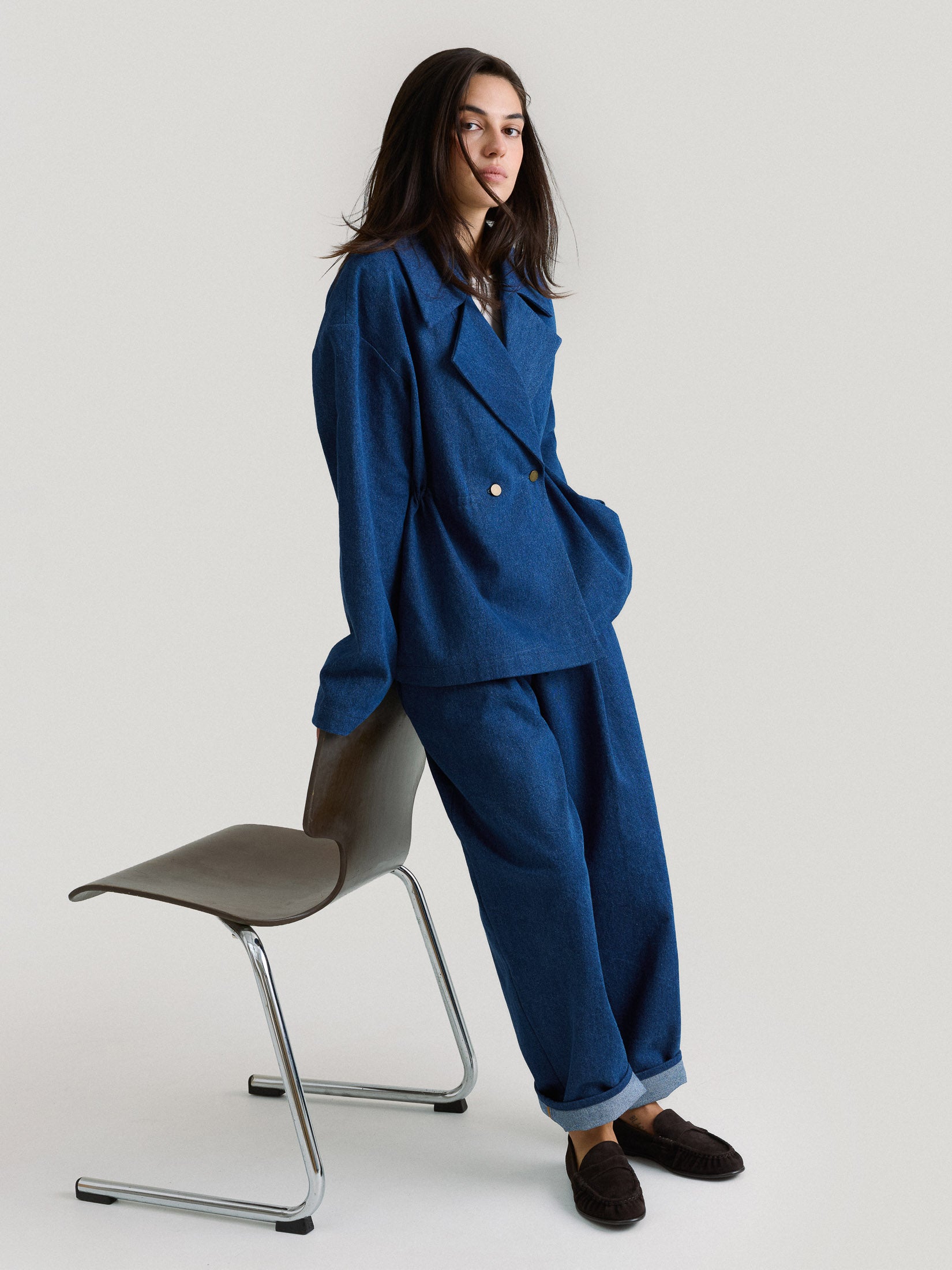 Блейзер з деніму – Dark Blue