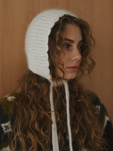 Handmade cap White